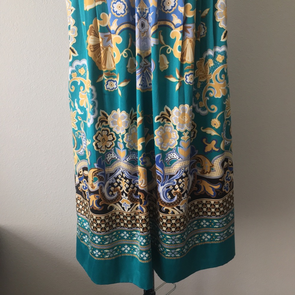 Vintage Art Deco Satin Mini Dress - Picture 6 of 13